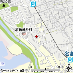 大阪府貝塚市清児833-4周辺の地図