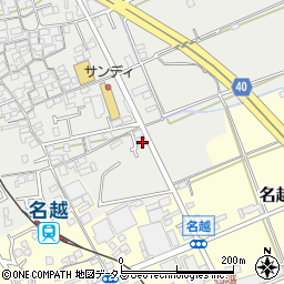 大阪府貝塚市清児464-1周辺の地図