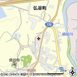 大阪府和泉市仏並町105周辺の地図
