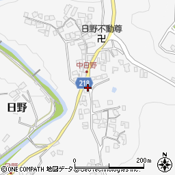 大阪府河内長野市日野398周辺の地図