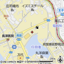 大阪府泉佐野市鶴原1241-1周辺の地図