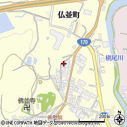 大阪府和泉市仏並町617周辺の地図