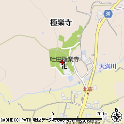 奈良県御所市極楽寺周辺の地図
