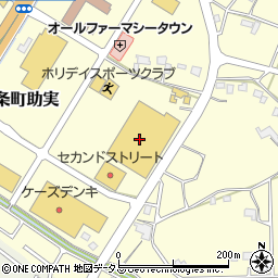 コーナンＰＲＯゆめモール西条店周辺の地図