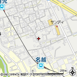 大阪府貝塚市清児1102周辺の地図