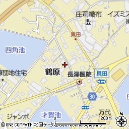 大阪府泉佐野市鶴原1364周辺の地図