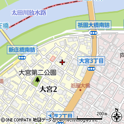 米山薬品工業株式会社　広島営業所周辺の地図