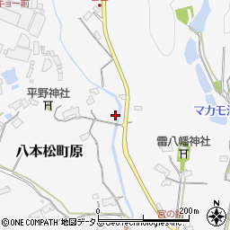 広島県東広島市八本松町原2788周辺の地図