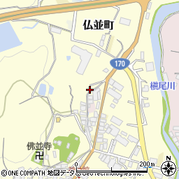 大阪府和泉市仏並町1592周辺の地図