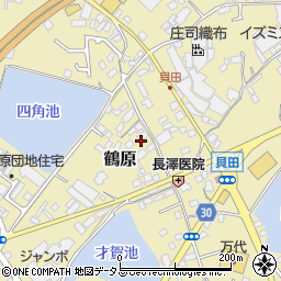 大阪府泉佐野市鶴原1364-1周辺の地図