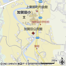 河内長野市立加賀田公民館周辺の地図