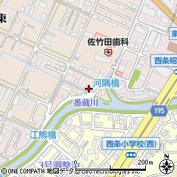 広島県東広島市西条町西条東1276-2周辺の地図