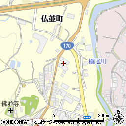 大阪府和泉市仏並町112周辺の地図