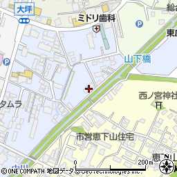 広島県東広島市西条大坪町4-12周辺の地図