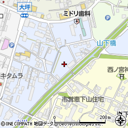 広島県東広島市西条大坪町4周辺の地図