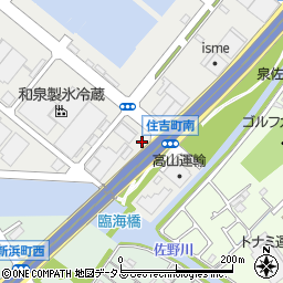 セブンイレブン泉佐野住吉町店周辺の地図