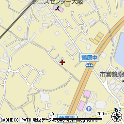 大阪府泉佐野市鶴原1629周辺の地図