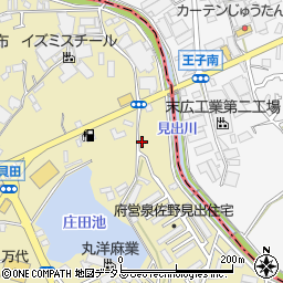 大阪府泉佐野市鶴原308周辺の地図