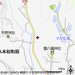 広島県東広島市八本松町原9280周辺の地図