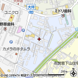 広島県東広島市西条大坪町8-9周辺の地図