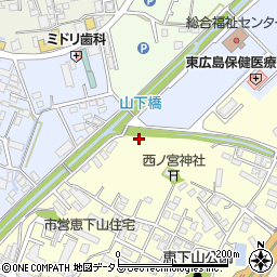 中尾橋周辺の地図
