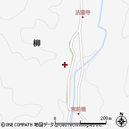 奈良県吉野郡吉野町柳周辺の地図