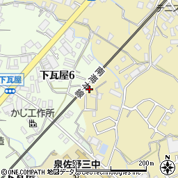 大阪府泉佐野市鶴原2827-8周辺の地図