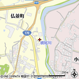 大阪府和泉市仏並町82周辺の地図