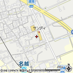 大阪府貝塚市清児485-1周辺の地図
