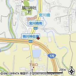 まいどおおきに食堂岸和田内畑食堂周辺の地図