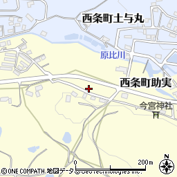 広島県東広島市西条町助実955周辺の地図