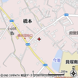新阪南ロープ周辺の地図