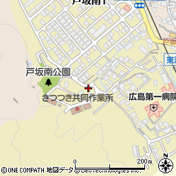 広島県広島市東区戸坂南周辺の地図