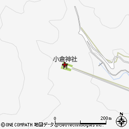 小倉神社周辺の地図