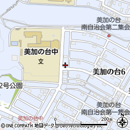大阪府河内長野市美加の台6丁目1-12周辺の地図