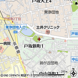 広島市立　東浄保育園周辺の地図