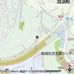 広島県尾道市久保町1206周辺の地図