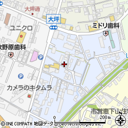 広島県東広島市西条大坪町7-8周辺の地図