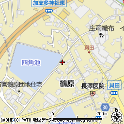 大阪府泉佐野市鶴原1373周辺の地図