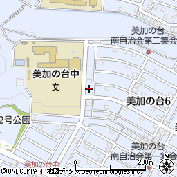 大阪府河内長野市美加の台6丁目1-11周辺の地図