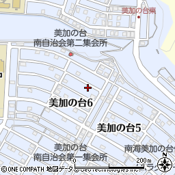 大阪府河内長野市美加の台6丁目20-6周辺の地図