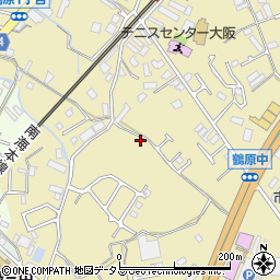大阪府泉佐野市鶴原1635周辺の地図