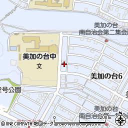大阪府河内長野市美加の台6丁目1-10周辺の地図