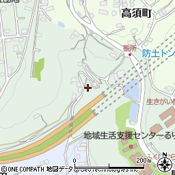 広島県尾道市久保町1691周辺の地図