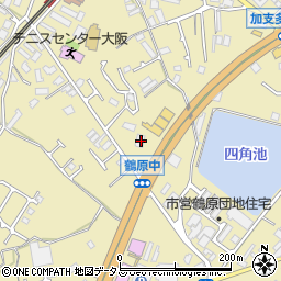 大阪府泉佐野市鶴原1689周辺の地図