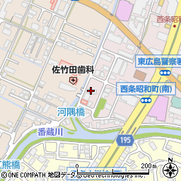 大幸産業株式会社　東広島営業所周辺の地図