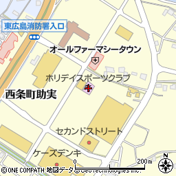 広島県東広島市西条町助実1194周辺の地図