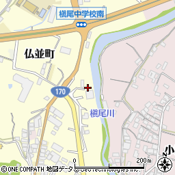 大阪府和泉市仏並町71周辺の地図