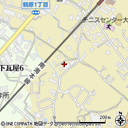 大阪府泉佐野市鶴原2807-9周辺の地図