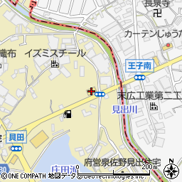 はま寿司泉佐野鶴原店周辺の地図